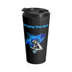 Heat Blue Stainless Steel 15oz Travel Mug