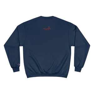 Red Mom Rules Adult Female Champion Sweatshirt (5 Colors)
