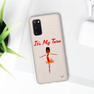 Red It’s My Turn Biodegradable Phone Case (5 - iPhone sizes and 3 - Samsung sizes)