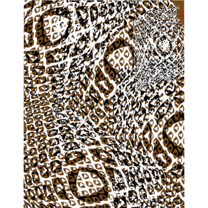 Stand Out Microfiber Duvet Cover with Cream Lining in Twin, Queen ( Black/Chocolate )