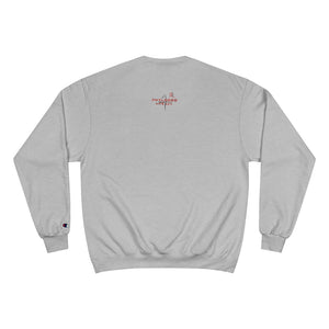 Red Mom Rules Adult Female Champion Sweatshirt (5 Colors)