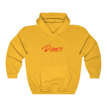 Load image into Gallery viewer, Dance Adult Female Heavy Blend™ Hooded Sweatshirt in Gold, Dark Chocolate, Ash, Forest Green, Dark Heather, Irish Green, Maroon, Royal, Sport Grey, White, Black
