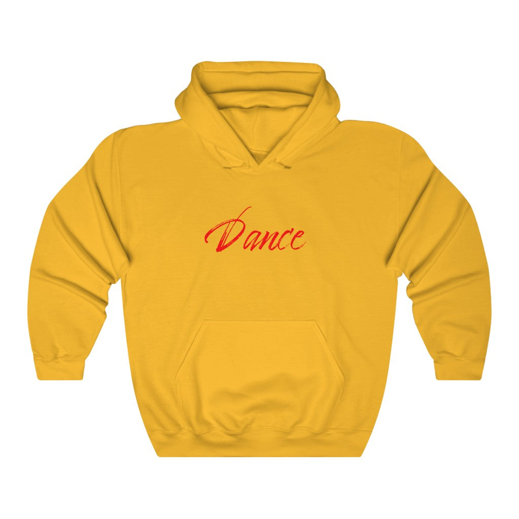 Dance Adult Female Heavy Blend™ Hooded Sweatshirt in Gold, Dark Chocolate, Ash, Forest Green, Dark Heather, Irish Green, Maroon, Royal, Sport Grey, White, Black