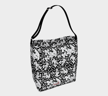 Load image into Gallery viewer, Shaker Black/White Adult Female Day Tote Bag
