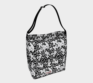 Shaker Black/White Adult Female Day Tote Bag