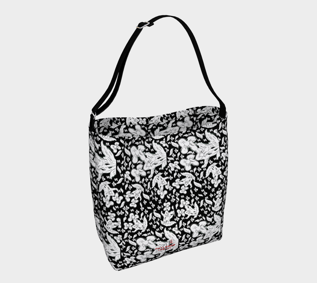 Shaker Black/White Adult Female Day Tote Bag