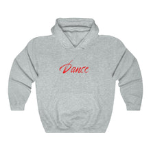 Load image into Gallery viewer, Dance Adult Female Heavy Blend™ Hooded Sweatshirt in Gold, Dark Chocolate, Ash, Forest Green, Dark Heather, Irish Green, Maroon, Royal, Sport Grey, White, Black
