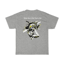 Load image into Gallery viewer, You’re Hot Yellow/Black Adult Male Heavy Cotton Tee in 11 Colors
