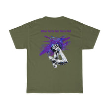 Load image into Gallery viewer, You’re Hot Purple Adult Male  Heavy Cotton Tee in 11 Colors
