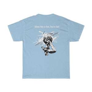 You’re Hot Grey Adult Male Heavy Cotton Tee in 10 Colors