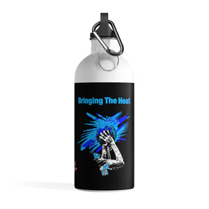 Heat Blue Stainless Steel 14oz Water Bottle