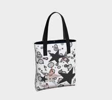 Load image into Gallery viewer, Star Gaze Black/Pink Adult Female Tote

