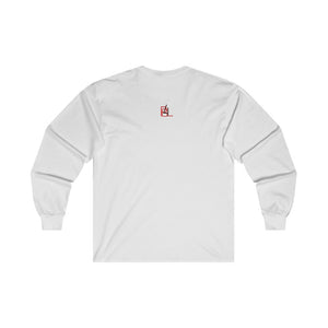 Black So Proud Adult Female Ultra Cotton Long Sleeve Tee in White, Gold, Irish Green, Carolina Blue, Light Pink, Red