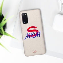 Load image into Gallery viewer, Red Super Mom Biodegradable Phone Case (5 - iPhone sizes and 3 - Samsung sizes)
