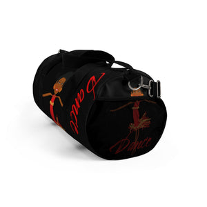 Dance Red/ Black Adult Female Duffel Bag in Small, Large