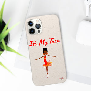 Red It’s My Turn Biodegradable Phone Case (5 - iPhone sizes and 3 - Samsung sizes)