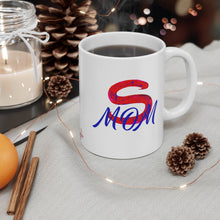 Load image into Gallery viewer, Red Super Mom Mug 11oz
