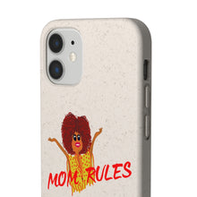 Load image into Gallery viewer, Red Mom Rules Biodegradable Phone Case (5 - iPhone sizes and 3 - Samsung sizes)
