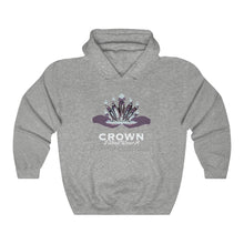 Load image into Gallery viewer, Crown Adult Female Heavy Blend™ Hooded Sweatshirt in Red, Gold, Light Pink, Dark Chocolate, Forest Green, Military Green, Carolina Blue, Heliconia, Irish Green, Maroon, Purple, Royal, Spot Grey, Black, Orange
