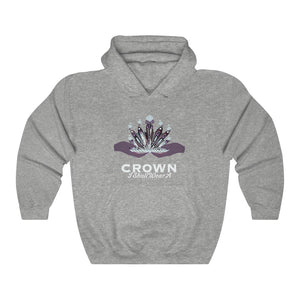 Crown Adult Female Heavy Blend™ Hooded Sweatshirt in Red, Gold, Light Pink, Dark Chocolate, Forest Green, Military Green, Carolina Blue, Heliconia, Irish Green, Maroon, Purple, Royal, Spot Grey, Black, Orange