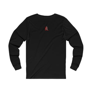 Phylgood Blue Adult Female Jersey Long Sleeve Tee in Black, Dark Grey Heather, Red, Black Heather, Heather Forest, Cardinal, Athletic Heather