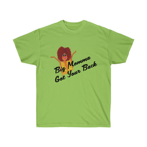 Big Momma Got Your Back Adult Female Ultra Cotton Tee in 6 Colors