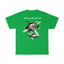 Load image into Gallery viewer, You’re Hot Yellow/Black Adult Male Heavy Cotton Tee in 11 Colors

