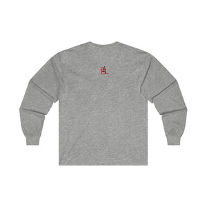 Black My Favorite Color Adult Male Ultra Cotton Long Sleeve Tee in White, Gold, Sport Grey, Dark Chocolate, Ash, Carolina Blue, Royal, Purple