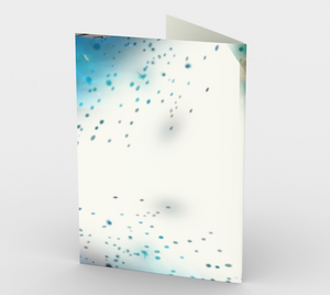 Bigger Blue Greeting Card set of 3 with envelops