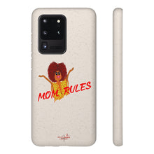 Load image into Gallery viewer, Red Mom Rules Biodegradable Phone Case (5 - iPhone sizes and 3 - Samsung sizes)

