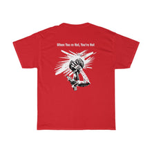 Load image into Gallery viewer, You’re Hot Black/White Adult Male Heavy Cotton Tee in 11 Colors
