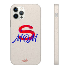 Load image into Gallery viewer, Red Super Mom Biodegradable Phone Case (5 - iPhone sizes and 3 - Samsung sizes)
