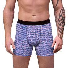 Load image into Gallery viewer, Flags Blue/Red Adult Male Boxer Briefs
