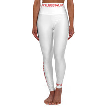 Load image into Gallery viewer, White Adult Female High Waisted Yoga Leggings
