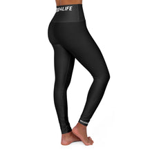 Load image into Gallery viewer, Black Adult  Female High Waisted Yoga Leggings

