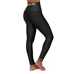 Black Adult  Female High Waisted Yoga Leggings