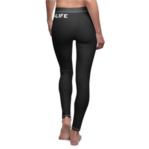 Black Phylgood4life Adult Female Casual Leggings