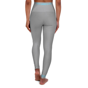 Grey Adult Female High Waisted Yoga Leggings