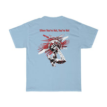 Load image into Gallery viewer, You’re Hot Dark Red Adult Male Heavy Cotton Tee in 11 Colors
