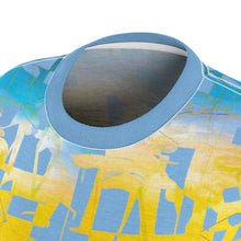 Load image into Gallery viewer, Bliss Yellow/Blue Adult Female Tee
