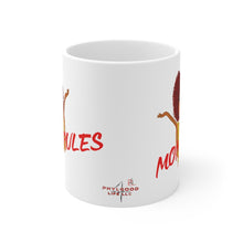 Load image into Gallery viewer, Red Mom Rules Mug 11oz
