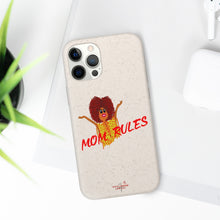 Load image into Gallery viewer, Red Mom Rules Biodegradable Phone Case (5 - iPhone sizes and 3 - Samsung sizes)
