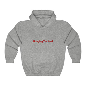 Heat Red Adult Male Heavy Blend™ Hooded Sweatshirt in Black, Gold, Charcoal, Forest Green, Dark Heather, Navy, Purple, Royal, Sport Grey, White