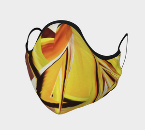 Bold Gold Male, Female Face Mask in Adult, Youth