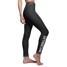 Load image into Gallery viewer, Black Phylgood4life Adult Female Casual Leggings
