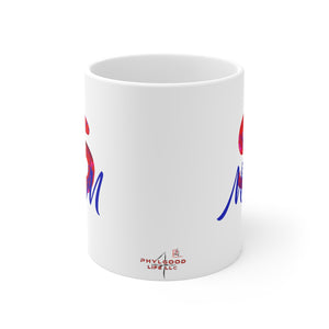 Red Super Mom Mug 11oz