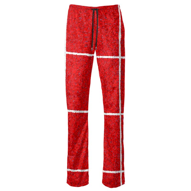 Square Dance Red/White Adult Female Trousers