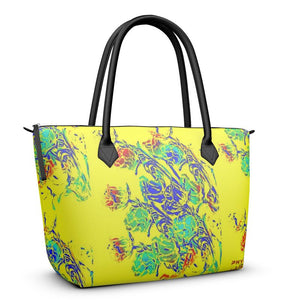 Yellow Vase of Flowers Adult Female Purse
