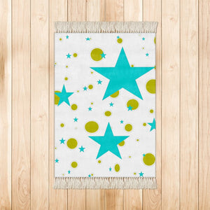 Aqua Shoot For The Stars Anti-Slip Rug