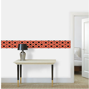 Red/Black Star Ship Wallpaper Border in 4 type